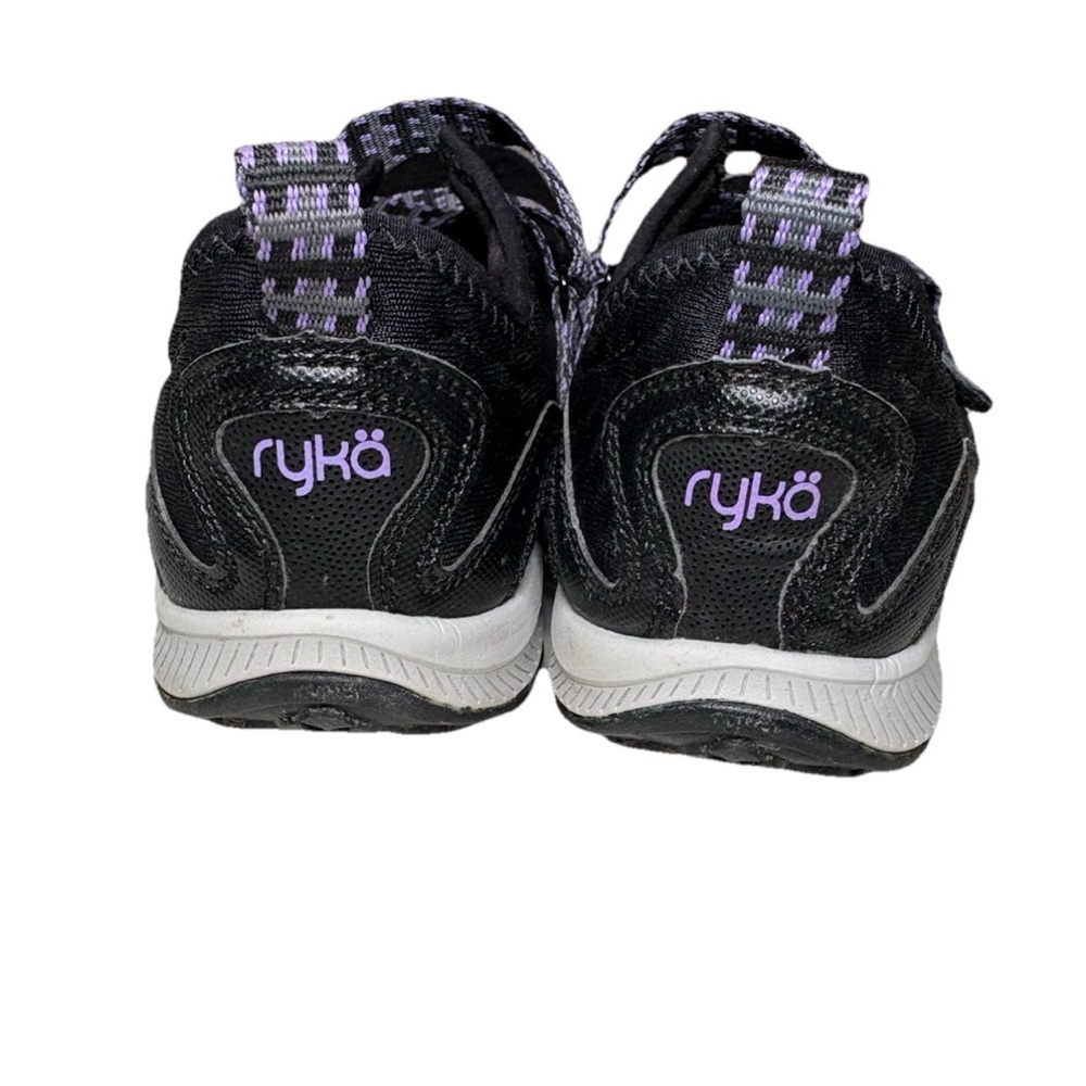 Ryka Black with Pink Logo Athletic Slip-On Shoe 7.5W - Picture 2 of 7